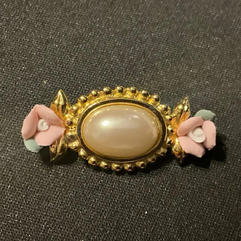Vintage Marvella Faux Pearl Brooch